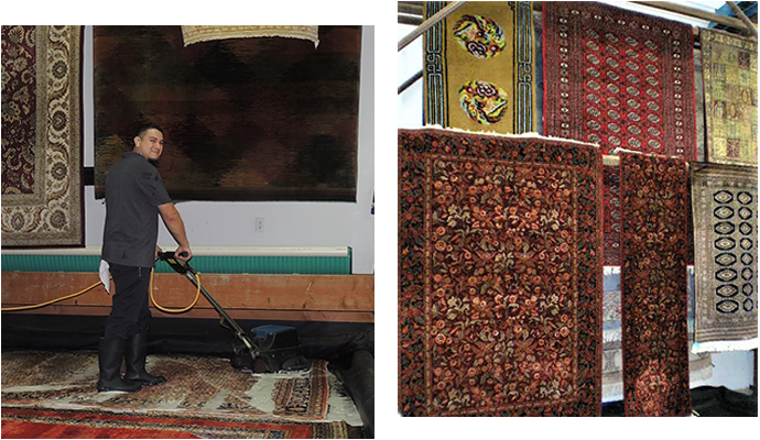 rug cleaning and drying