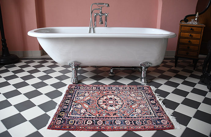 Oriental Rugs in the Bathroom