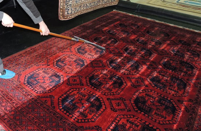 Rug Cleaning Process