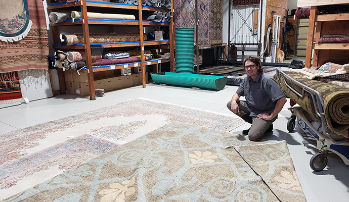 rug cleaning, drying and delivery