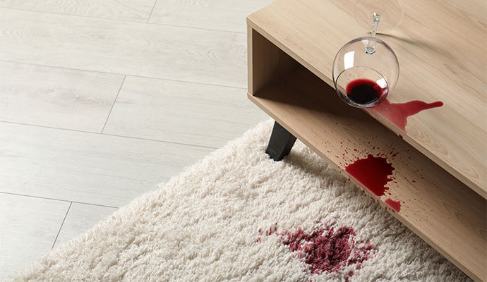 Causes of Stains on the Rugs