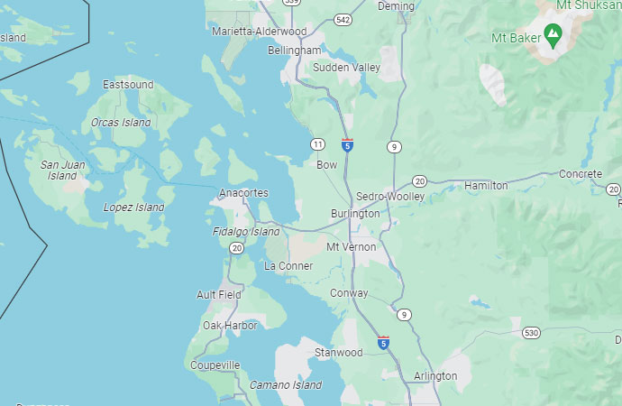 Steam Sweepers Rug Cleaning Service Area Map