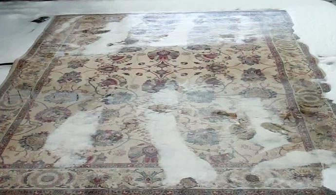 water damaged rug